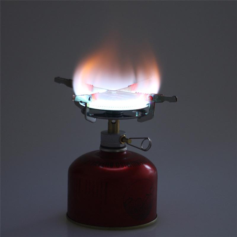 Portable Outdoor Camping Stove: Low Power, Large Burner for Tea Warming & Rice Cooking