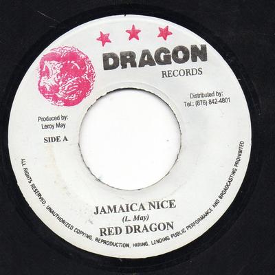 7inch Record RED DRAGON, SLY & ROBBIE - Jamaica Nice NONE Dragon Records Jamaica Reggae, Ska & Dub Used