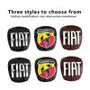 1pcs 3D 44mm Acrylic Steer Wheel Emblem Sticker Car Steering Wheel Sticker Car Interior Emblem Car Accessories For FIAT Abarth