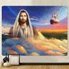 Jesus Christ mural home decoration tapestry Hippie Bohemian decoration sheet sofa blanket wall decoration yoga mat