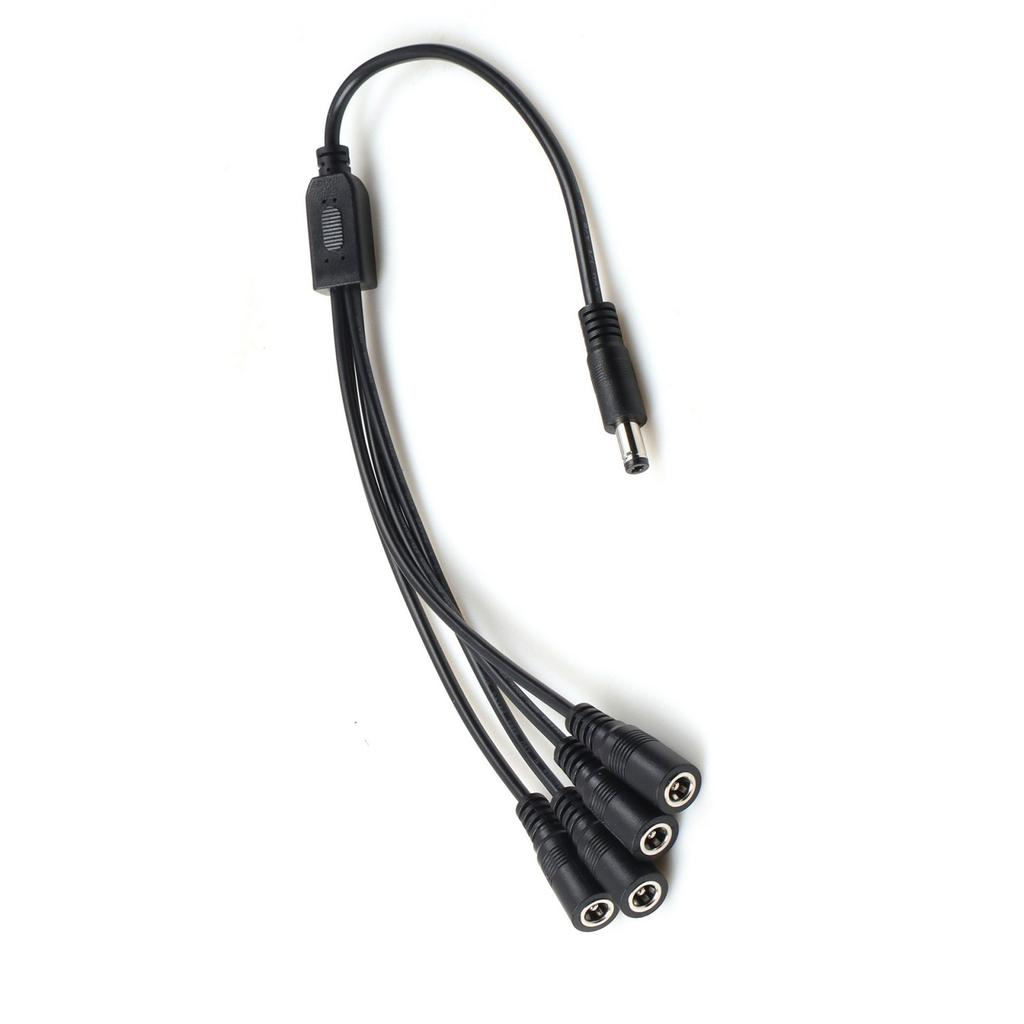 5.5x2.1mm Power Splitter Cable 1 To 2 3 4 Way Adapter For CCTV Router LED Light 40cm Length