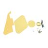 Standard LP Pickguard/Control Backplate/Switch Cavity Cover Mounting Screw for Les Paul Styles Guitar, 1Ply Black/Yellow