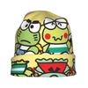 Sanrio Kerokero Keroppi Urban-Inspired Adult Beanie, Perfect for Layered Looks, Morning Coffee Walks, Or Creative Spaces with Artistic Vibes