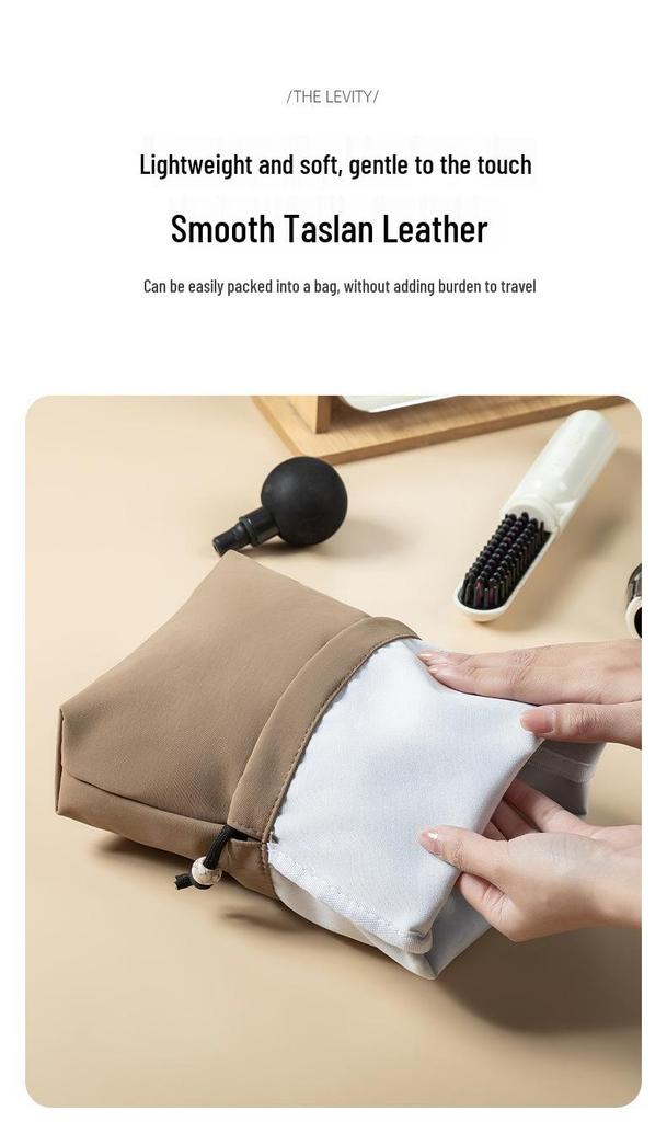 Large Waterproof Nylon Travel Bag for Hair Dryer, Underwear, and More