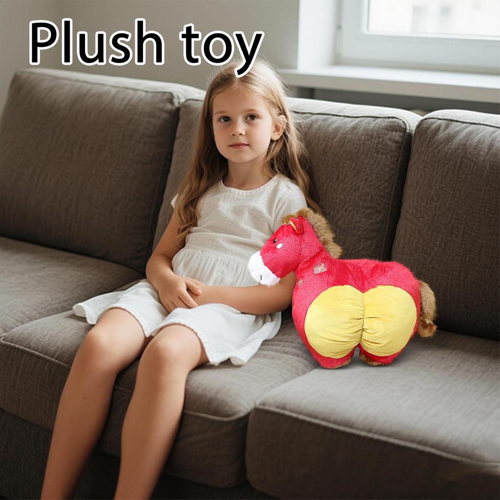 Pferdejahr Schmeichelkissen, Pferdejahr Maskottchen Plüschtier