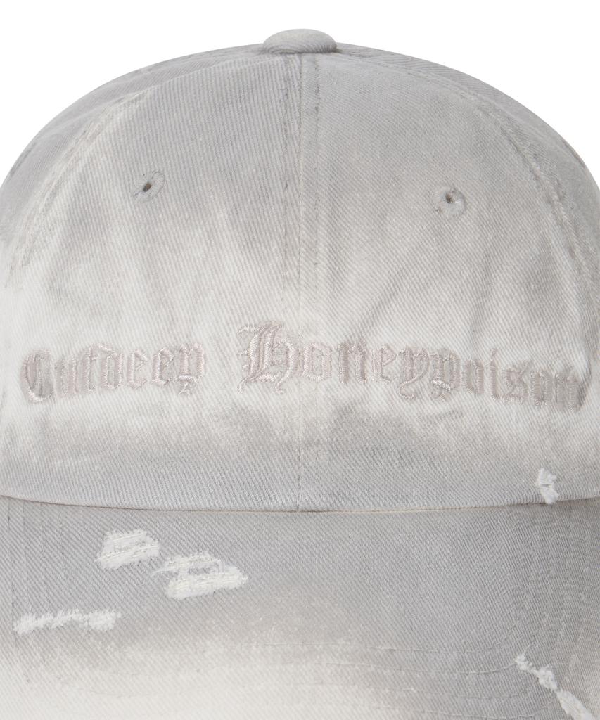 ROCKCAKE Slogan Washing Ball Cap - Ivory