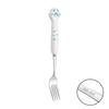 Stainless Steel Spoon and Fork Set Long Handle Cartoon Cute Tableware Home Creative Student Children's Eating Spoon