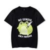 No Gender Only Froggie Women T-shirts Clothing Vintage Short Sleeve Summer T Shirts Kawaii Frog Tshirts Cute Tee Shirt Black Top