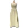 2025 Summer European & American Women's Square Neck Sleeveless Waist-Hugging Dress