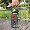With Straw Transparent Sports Water Cup Bounce Lid Large Capacity Sports Kettle  Summer