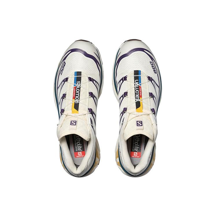 SALOMON XT 6 'Beige Purple Yellow' 414546