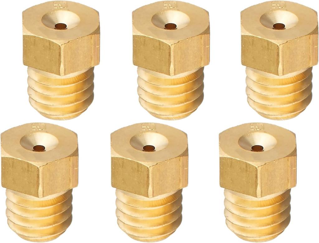 Main Jet Jetsetmoto Main Jet Set of 6 Mikuni Hexagonal Small M/J (6X8) #80#95#100#110#120#120#125