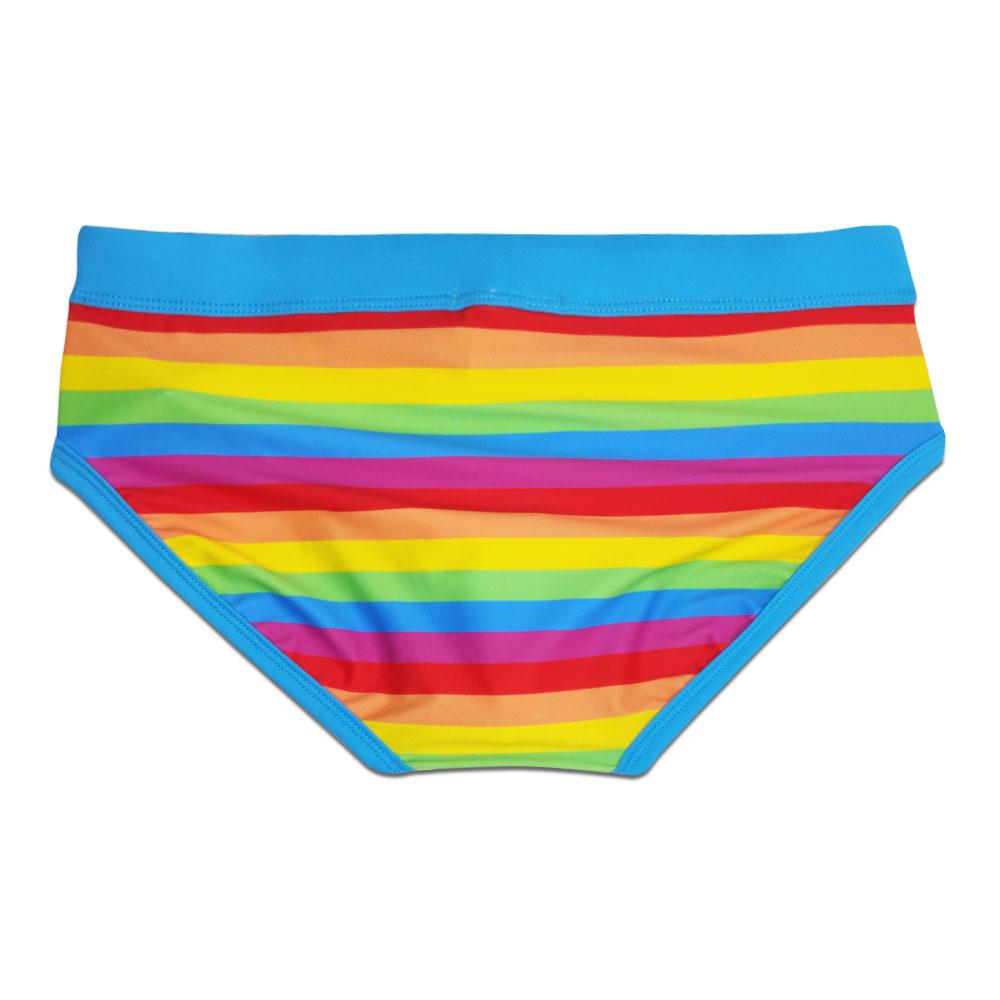 Pride Stripe Bikini Rainbow Costum de baie sexy pentru bărbați pentru bărbați Costum de baie pentru surfing cu talie joasă
