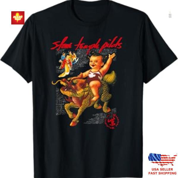 New Apparel STP Purple T-Shirt Stone Temple Pilots Rock Band Tee Gift for Fan Unisex T-Shirt