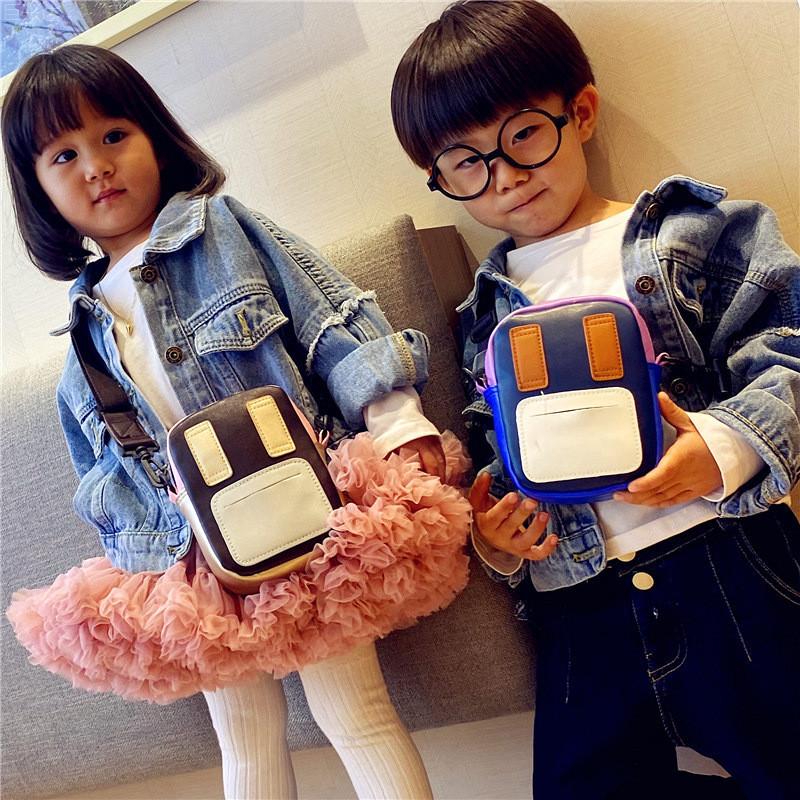 Trendy Fashionable Korean Style Patchwork Children's Crossbody Bag For Kids