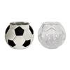 Soccer Beer Glass, Football Shaped Whiskey Cup, Large Capacity Football Drinking Mug for Craft Beer, Home Bar Sports Fan Gift