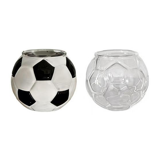 Soccer Beer Glass, Football Shaped Whiskey Cup, Large Capacity Football Drinking Mug for Craft Beer, Home Bar Sports Fan Gift