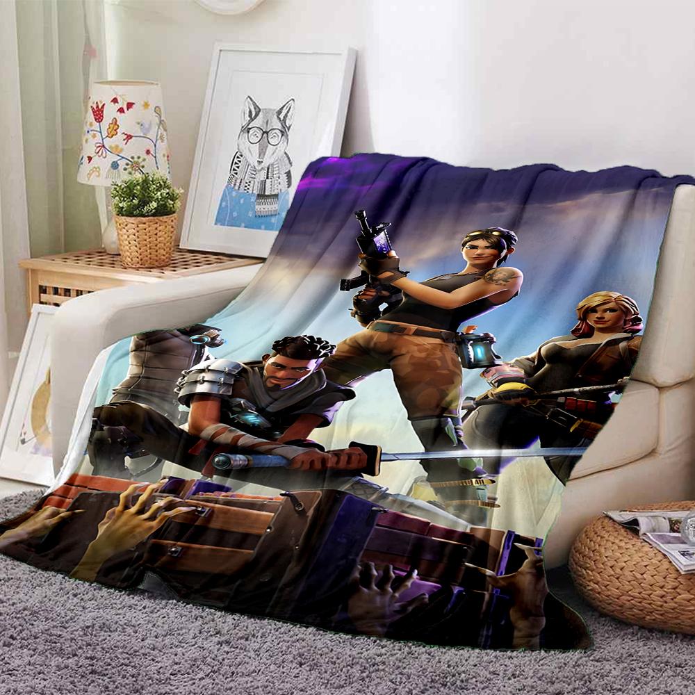 Fortnite Battle Royale Blanket Soft Throw Blanket For Home Bedroom Bed Sofa Travel Office Solid Christmas Blanket