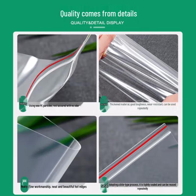 Thickened Self-Sealing Food Storage Bags