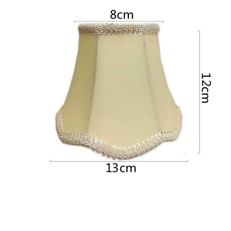 European Style Chandelier Lamp Shade Modern Clip On Droplight Wall Lamp Simple Chandelier Clip Fabric Drum Lamp Shade DIY Decor
