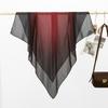 110 x 110 cm Gradient Square Scarf Large Size Turban Headscarf Elegant Muslim Hijab  Muslim Women