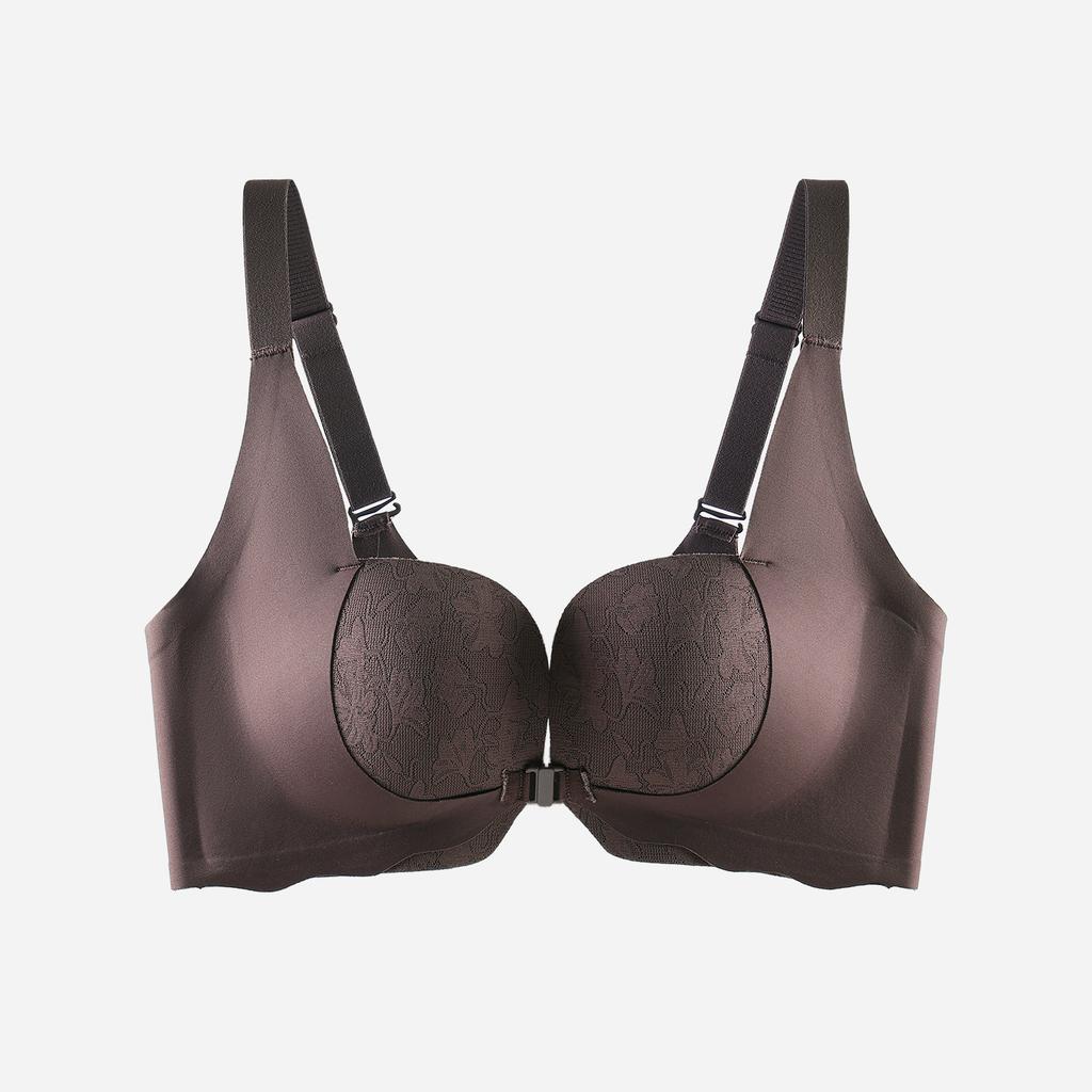 Front buckle underwear Women's small breasts gather and show large breasts New popular seamless back comfortable bra bra