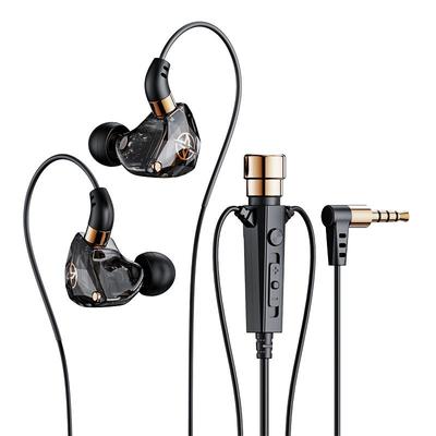 KT02 3.5MM Karaoke Earphones Wired Headset With Noise Cancel Microphone HiFi Stereo Music Large Unit Speaker HD Calling