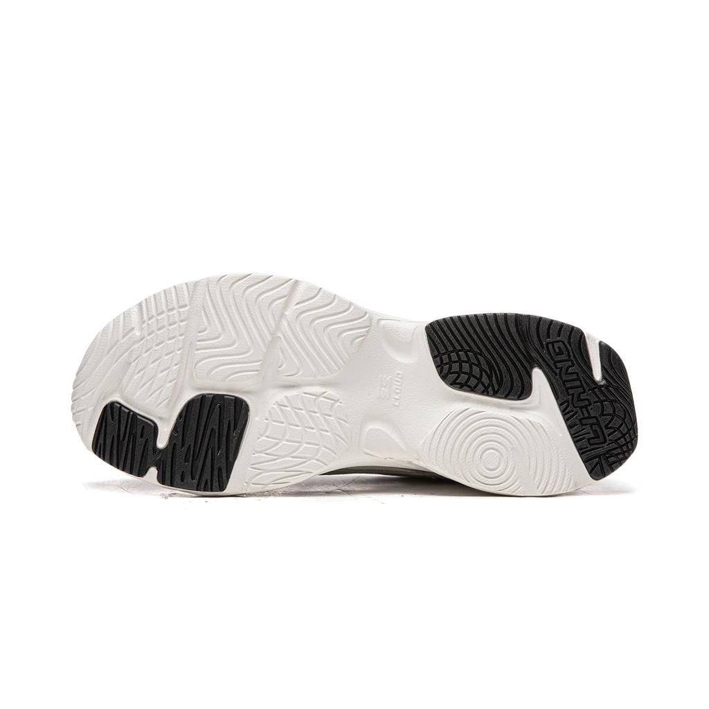 Li Ning Sports Life Collection Fashion Trend Cushioning Rebound Low Top Casual Shoes Men's Beige Silver AGLV173-2