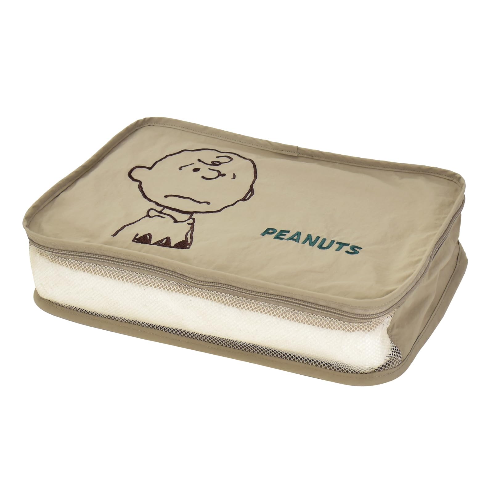 

Хранение дорожная сетчатая сумка для хранения лицо школа Чарли Браун [Снупи] косметичка, косметичка, сумка, органайзер, вышивка, женская, мужская, дорожная, поездка, взрослый, студент,