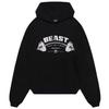 BEAST Mens Graphic Print Relaxed Fit Pullover Hoodie