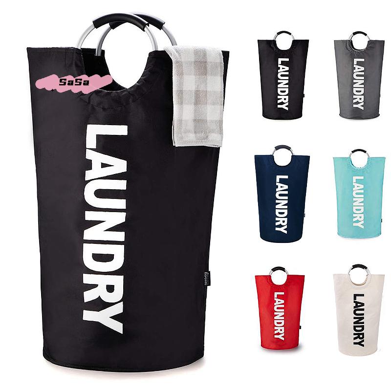 90L Super Large Foldable Laundry Basket Waterproof Oxford Fabric Dirty Clothes Storage Bag for Travel Portable And Durable