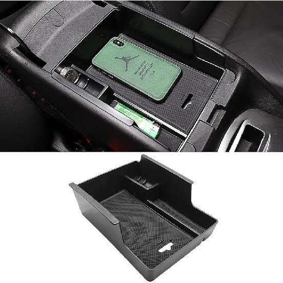 TTCR-II For Chevy Malibu Console Organizer Tray 2016-2025, Center Console Organizer For Chevy Malibu 2016 2017 2018      2024 2025 For Malibu 2016-2025