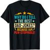 Funny Dad Shirt With Puns Fathers Day Dad Joke T Shirt