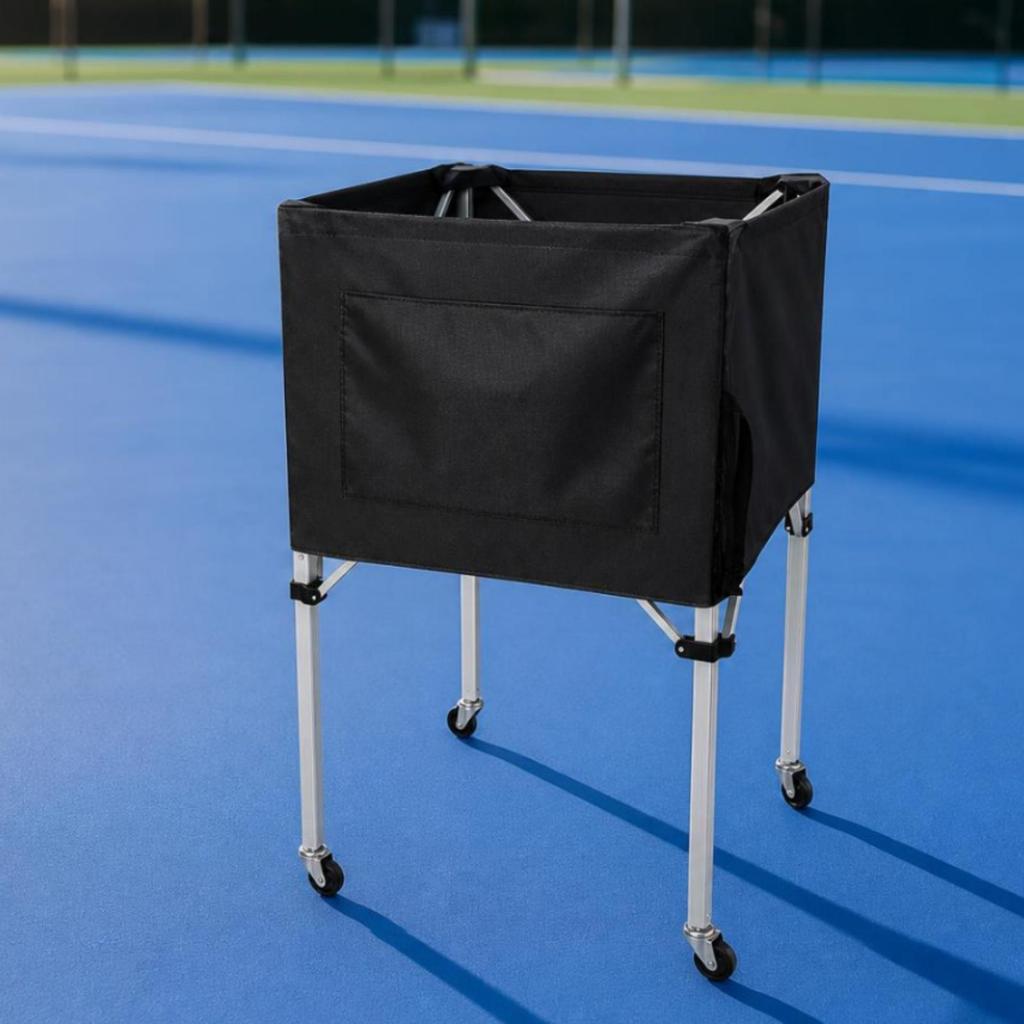 Ball Storage Cart Foldable Folding Collapsible for Gym, Coaches