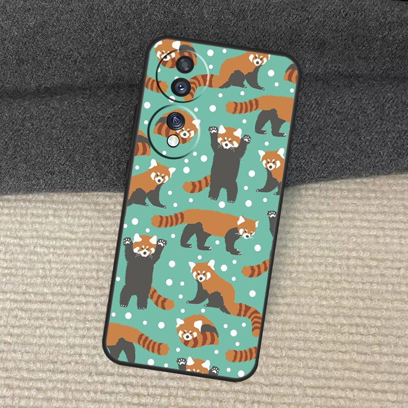 Red Panda Cute Case For Honor Magic 7 Pro 5 6 Lite Honor 200 Pro X9b X9a X8b X8a X8 X9 X9c 50 70 90 Cover