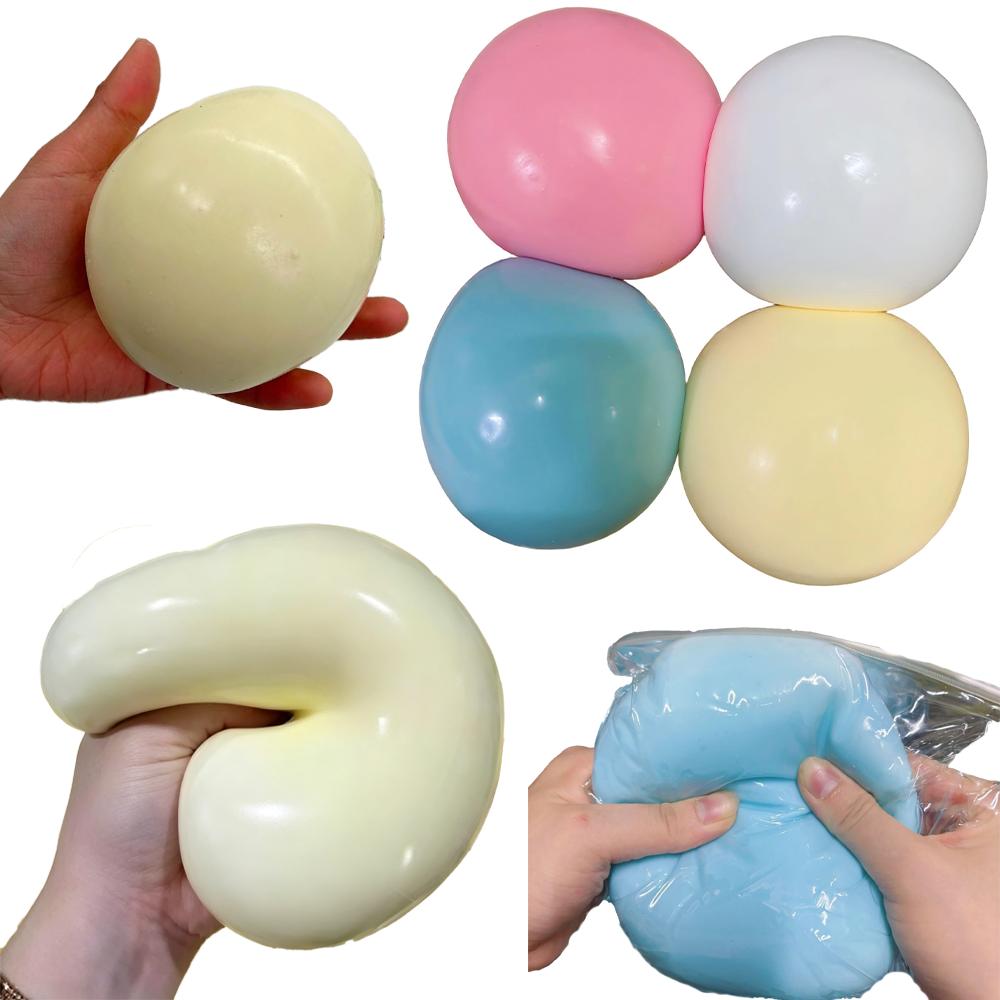 Großer Käse Squishy Stressabbau Spielzeug, Langsam zurückfedernder Stressball, Heilendes Dekompressionsspielzeug für Schüler und Erwachsene