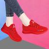 Fashion Summer 2025 Women Breathable Mesh Shoes Flying Knit Casual Hollow Mother Shoes Versatile Running Shoes