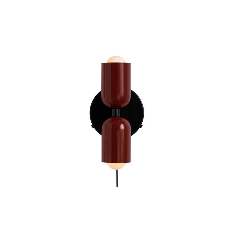 Retro Iron Wall Light With Dual Heads For Home Interior And Bedroom Use