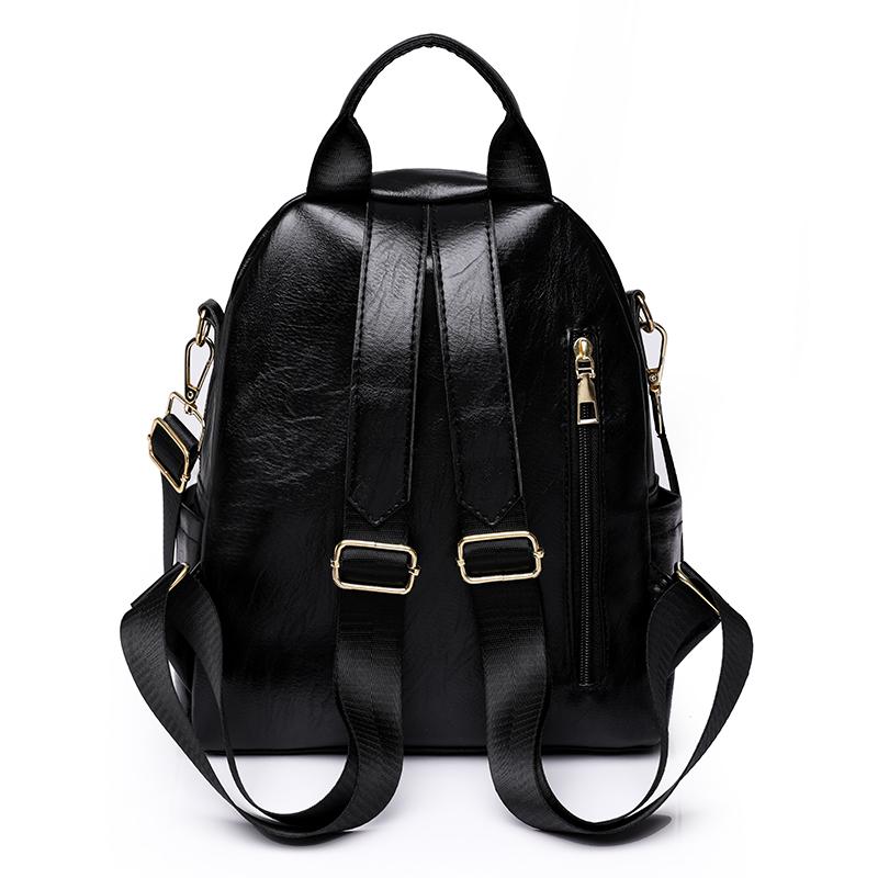 Shoulder Bag Women's Soft Leather PU Backpack