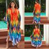 Women's Printed Beach Kaftans Summer Maxi Dress Cover-Ups for Swimwear, Vacation Essentials,Bulk Supply with Big Discounts