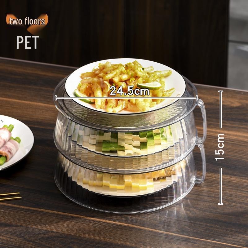 Folding Dustproof Food Cover & Storage Rack for Dining Table