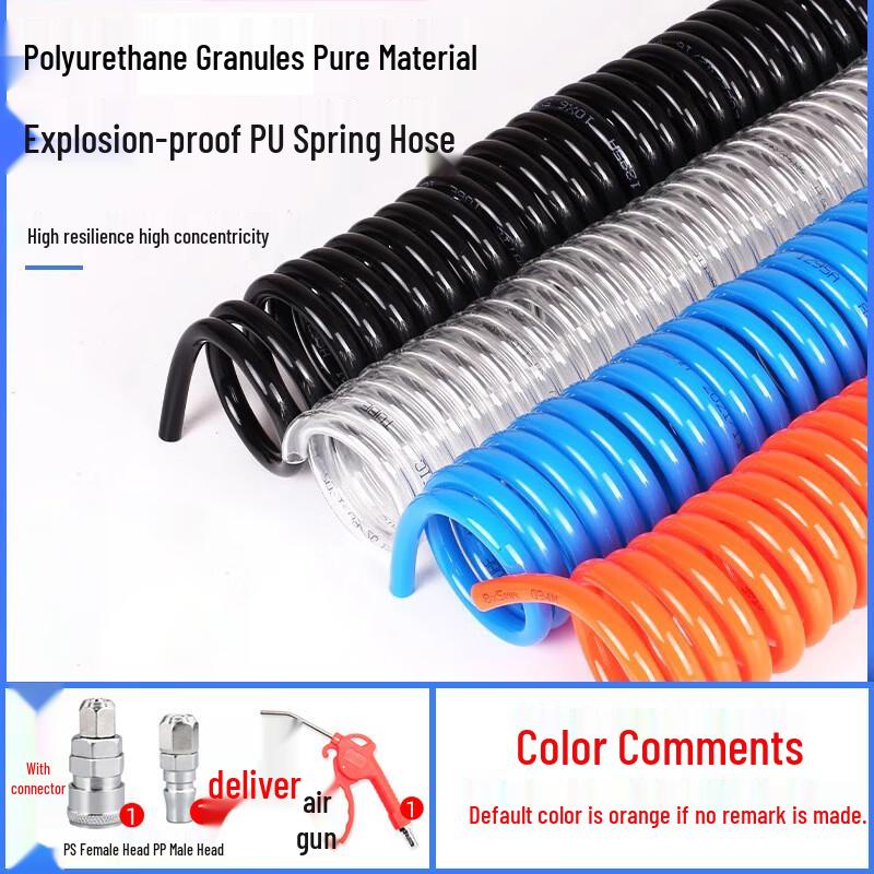 PU High-Pressure Spring Air Hose Kit