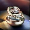 Solar Rotating Car Aromatherapy Ornament