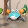 Musical Light Up Crabs Toy for Toddlers Encourages Crawling Walking Electric Obstacle Avoidance Crabs Kids Learning Toy