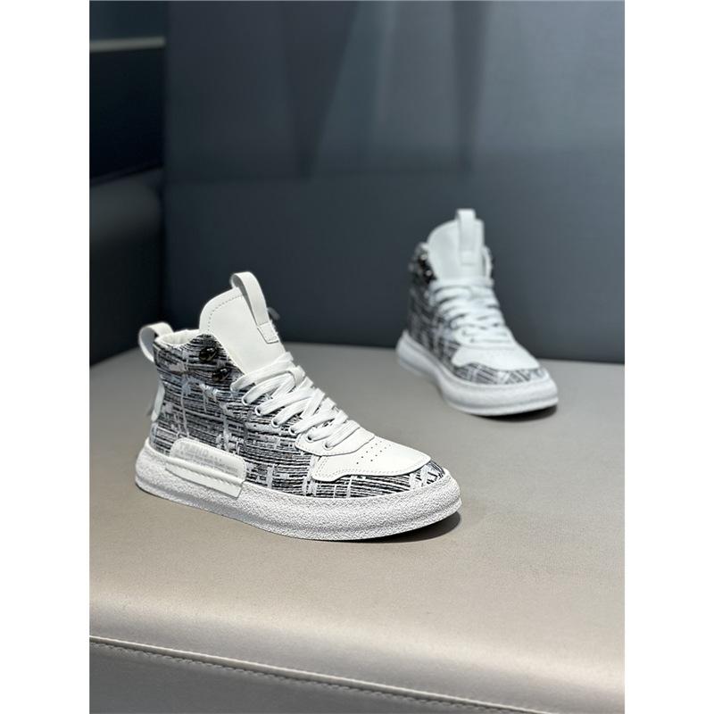 Autumn new high-top cloth casual soft-soled lace-up breathable mesh shoes xs