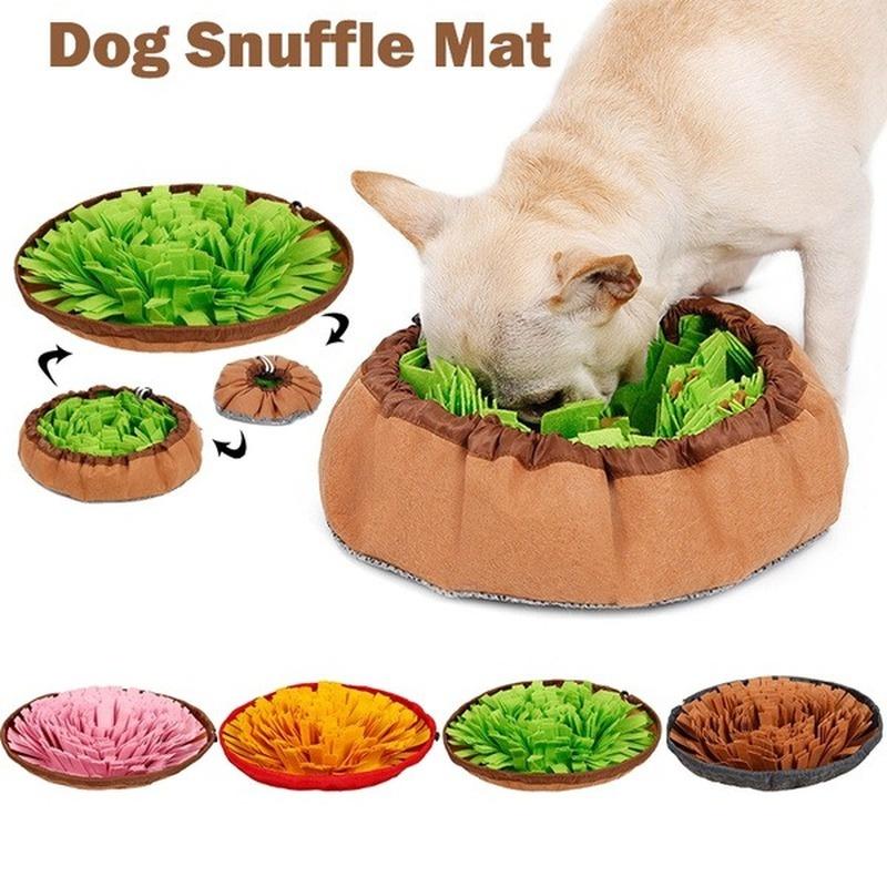Köpek Snuffle Mat Evcil Hayvan Bulmaca Oyuncak Koklama Eğitim Pedi Aktivite Battaniyesi Köpek İçin Besleme Matı Stresi Azaltma