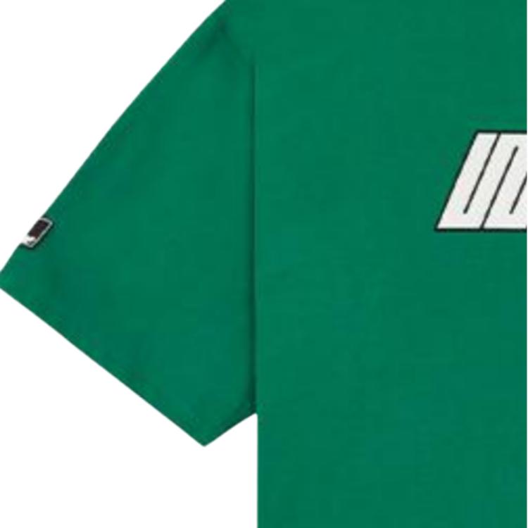 We11done Ss22 Logo Print Short Sleeve T-Shirt Unisex Tops Green WD-TT1-22-674-U-GR