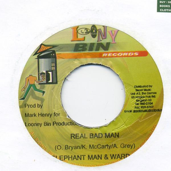 

7inch Record ELEPHANT MAN - Real Badman NONE Ward 21 Jamaica Reggae, Ska & Dub Used