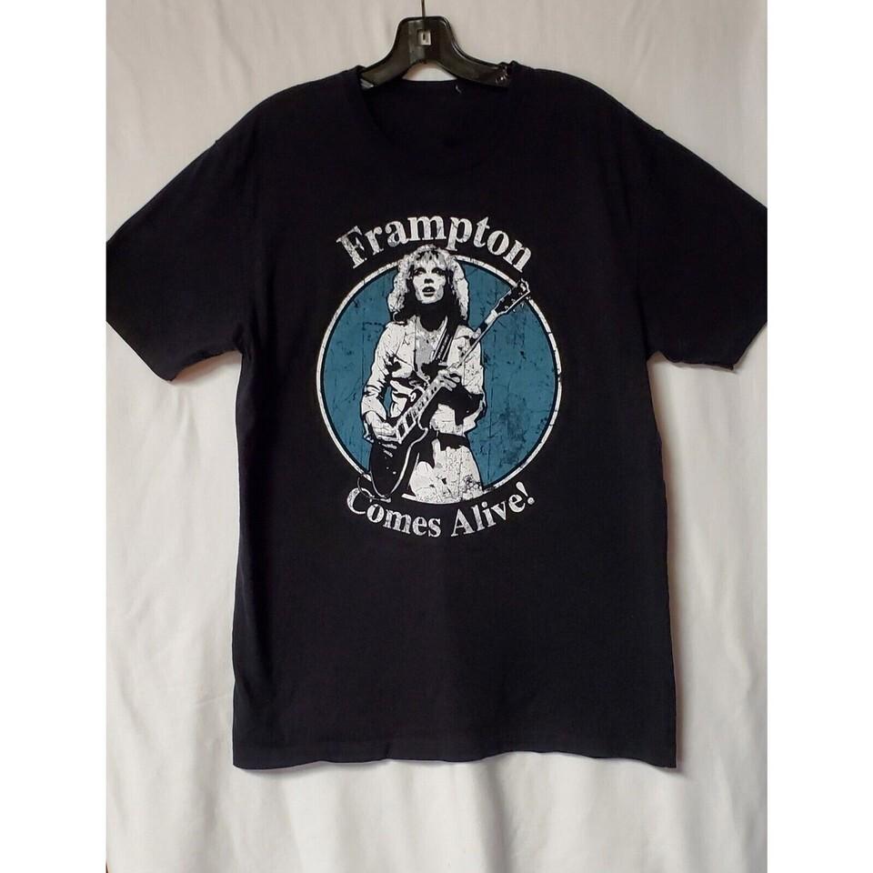 Peter Frampton - Comes Alive Short Sleeve Black All Size T-Shirt FA11 M