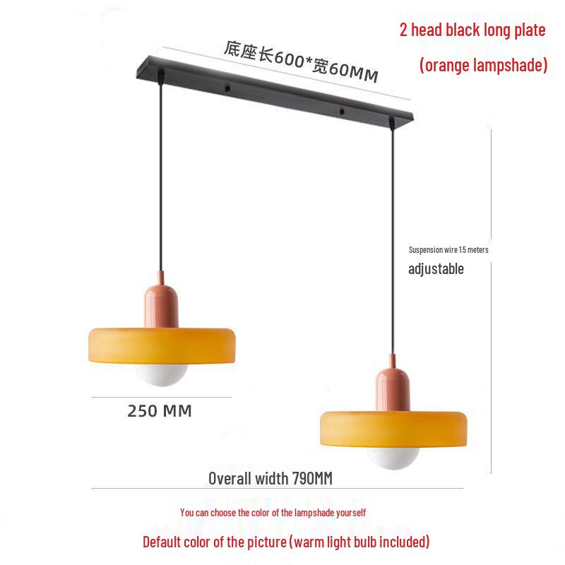 Northern Minimalist Cream Glass Pendant Light for Dining, Bedside, or Bar